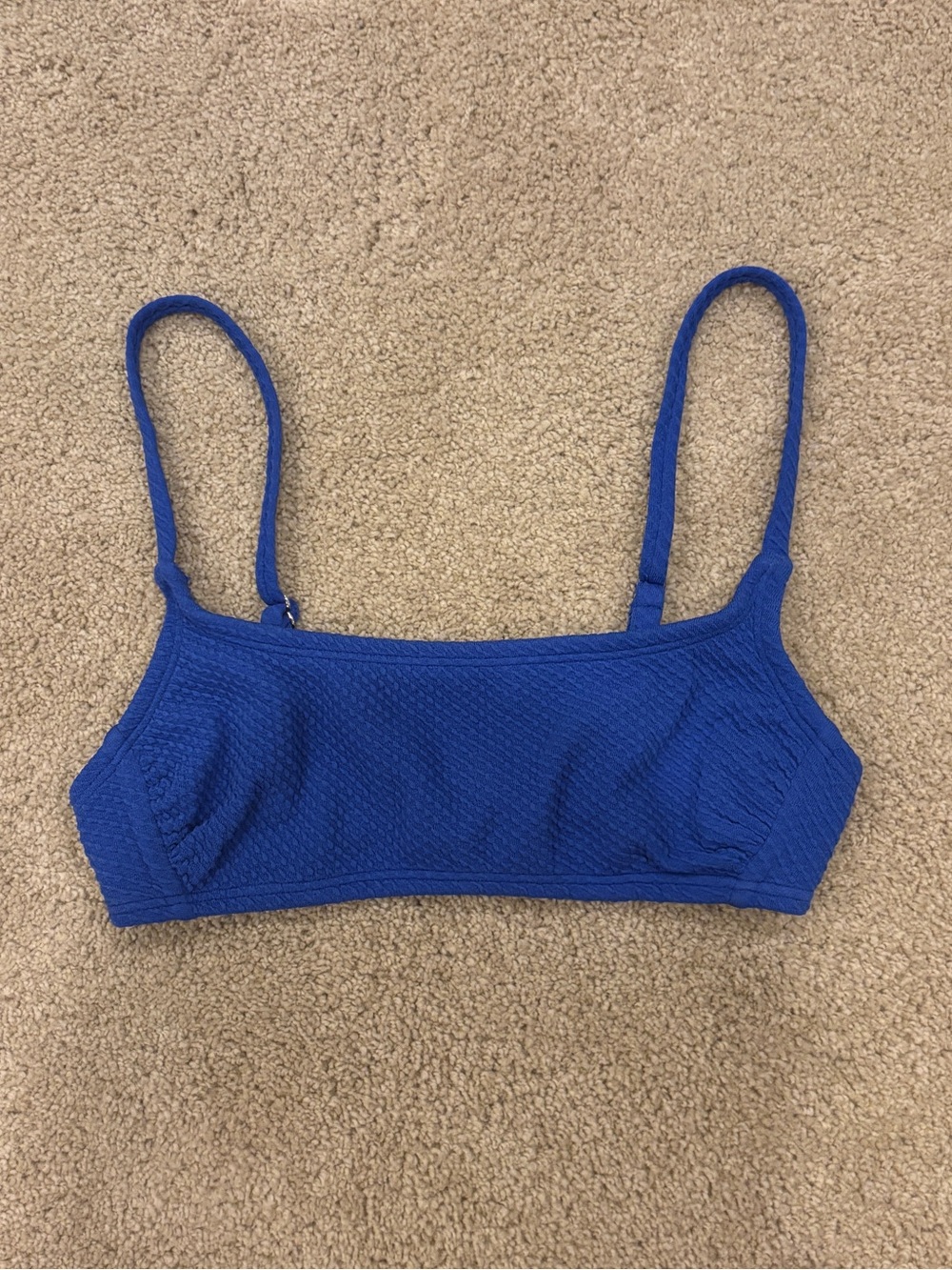 Target/Xhilaration Blue Ruched Bikini Top